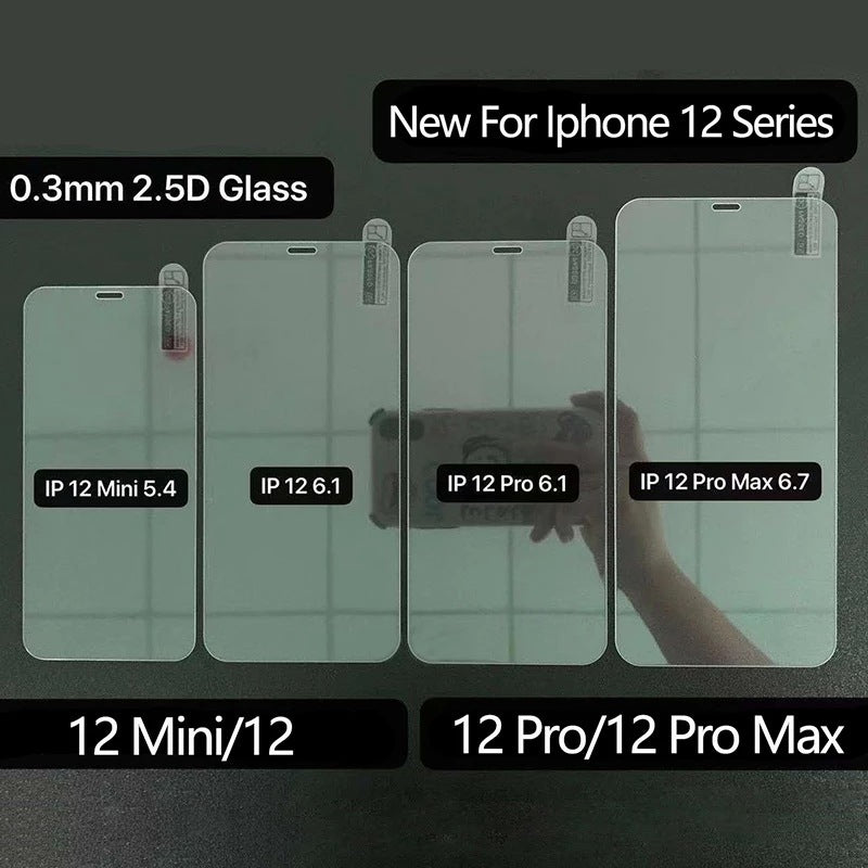 12 Tempered Glass Film 15 PLUS Anti-Fingerprint Mobile Phone Protective Film Compatible With Apple